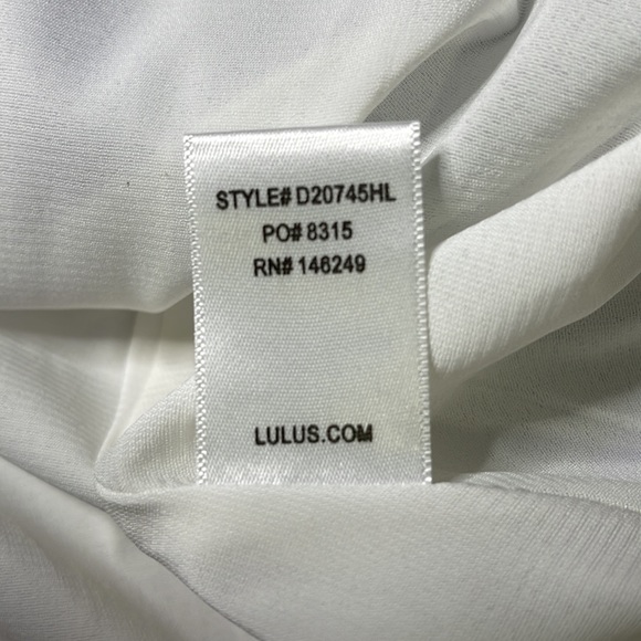 Lulus Seeing Chic Blue and Ivory Print Skater Dress NWT Size S - Picture 12 of 13